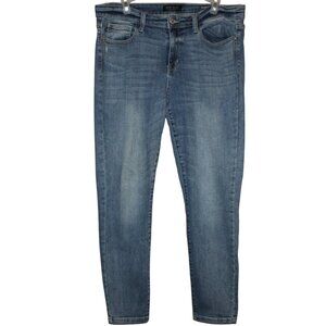 JUDY BLUE Skinny Fit Denim Jeans 15/32 High Rise Stretch Minimal Classic Blue